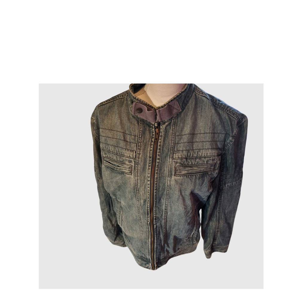 Vintage Bossini Sz Large Jacket - zip up Denim